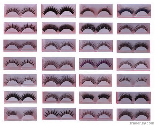 hande made false eyelash, mink eyelash, human hair eyelash