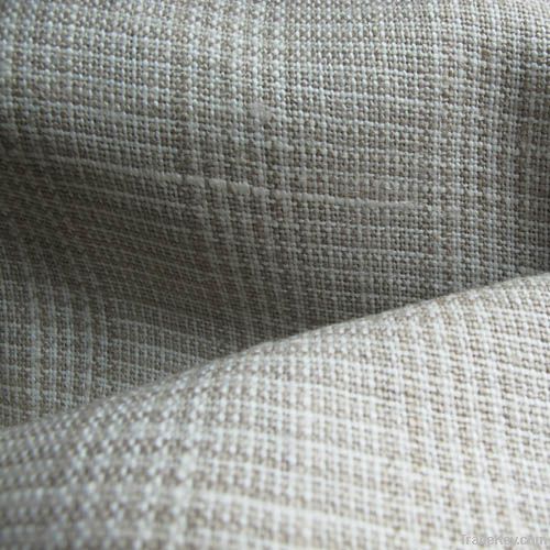 linen home textile fabric check pattern (GE1025)