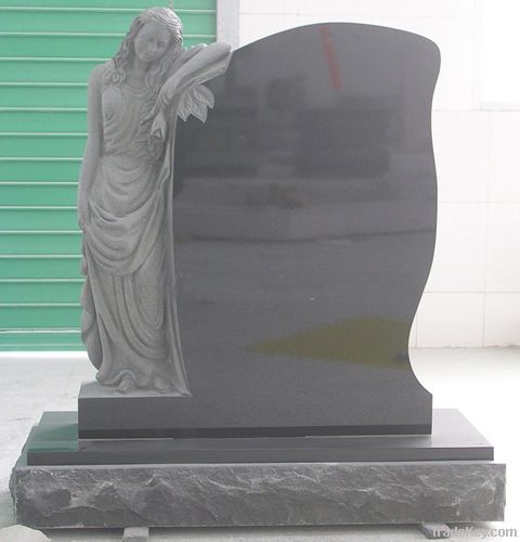 Shanxi Black Granite Tombstone