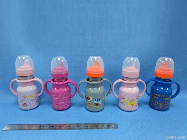 new design stainless steel baby feeding bottle