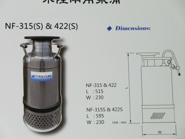 iron sand pump submersible pump