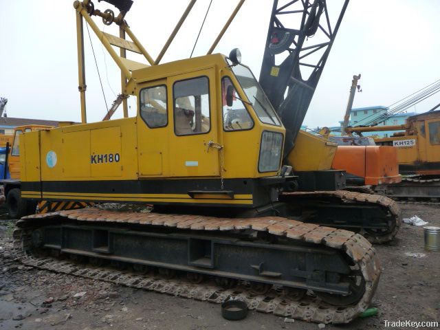 used Hitachi 50ton crawler crane KH180-3 for sell