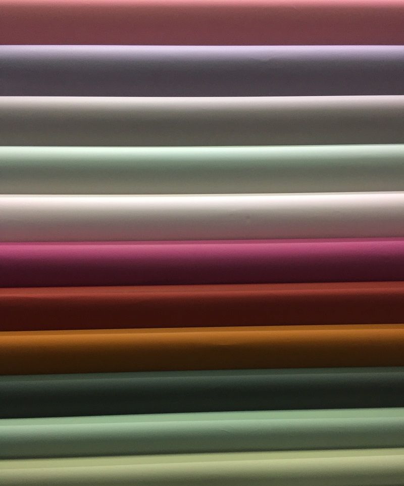 Printed decor paper plain colors for melamine impregnation