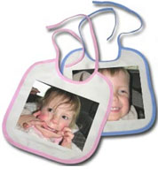 sublimtion baby bib