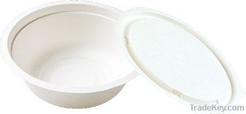 biodegradable diaposable tablewares--500ml pulp bowl