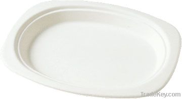 biodegradable disposable tableware--oval plate