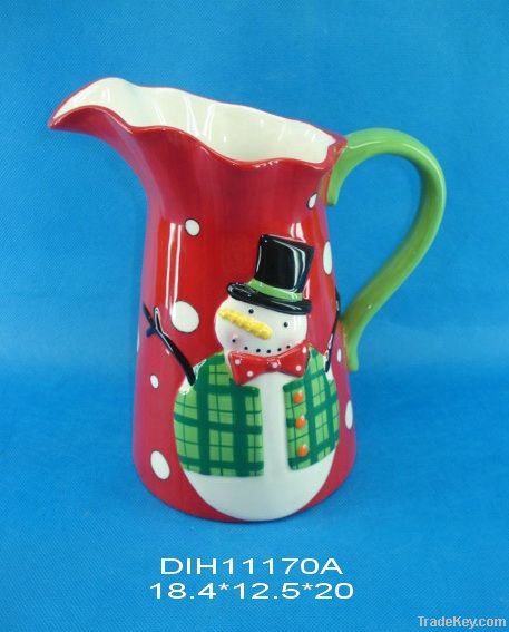 snowman milk mug