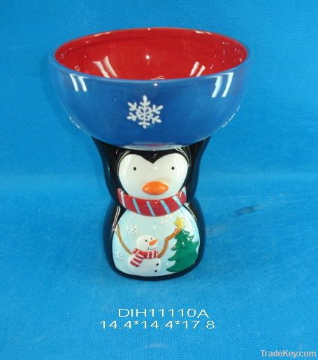 santa candy bowl