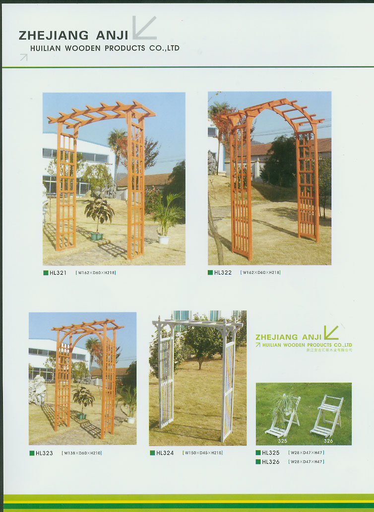 outdoor wooden garden products Arch