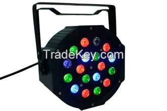 Plastic thin led par 18x3w 