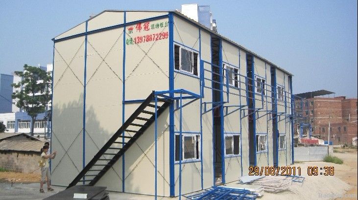 Two-story prefabricated house