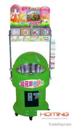 Coin operated Cotton Candy DIY vending machine