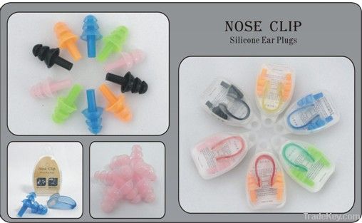 ear plug and nose clips