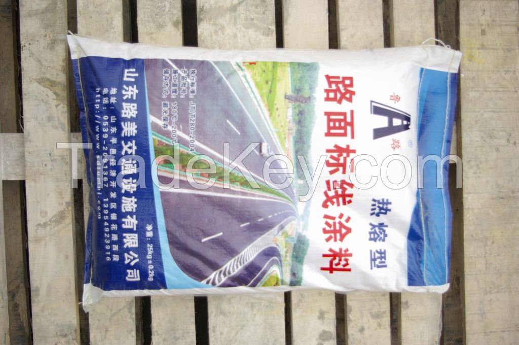 Hot Melt Paint Thermoplastic Road Marking Paint Power Road Paint