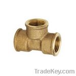 Bronze tee for tube coupling