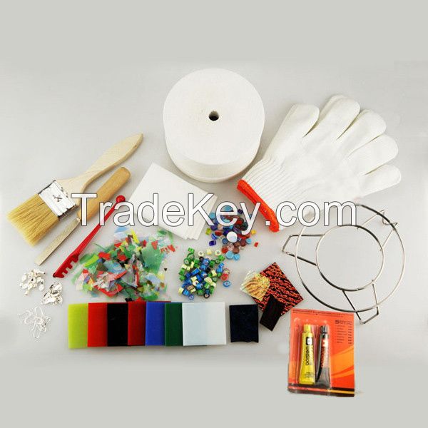 Cheap price wholesale Microwave oven fusing kits(set of 15pcs) small kiln kits