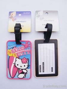 Plastic luggage tags