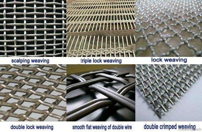 Crimped wire mesh