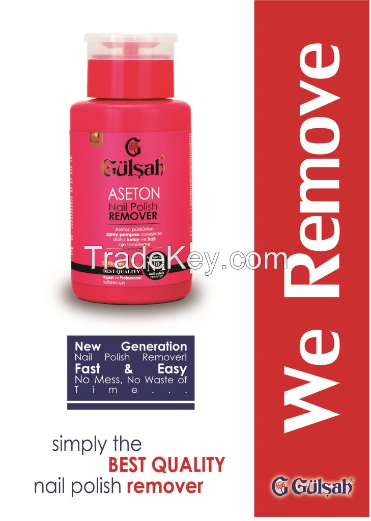 Nail Polish Remover with acetone