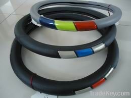 Low Price car accessories pvc steering wheel cover 38*8.2cm