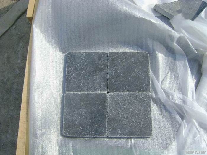 tumbled blue limestone