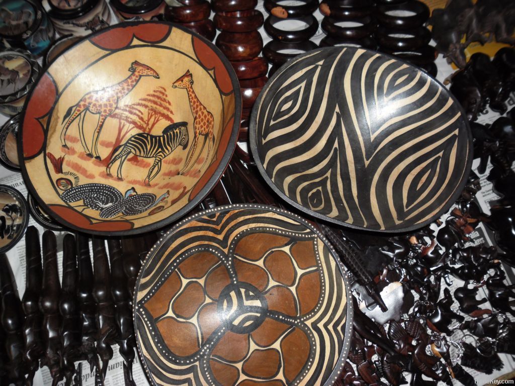 Wood bowl art