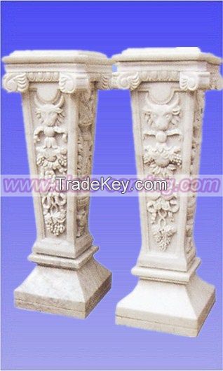 marble carving, colume, pillar. stone column