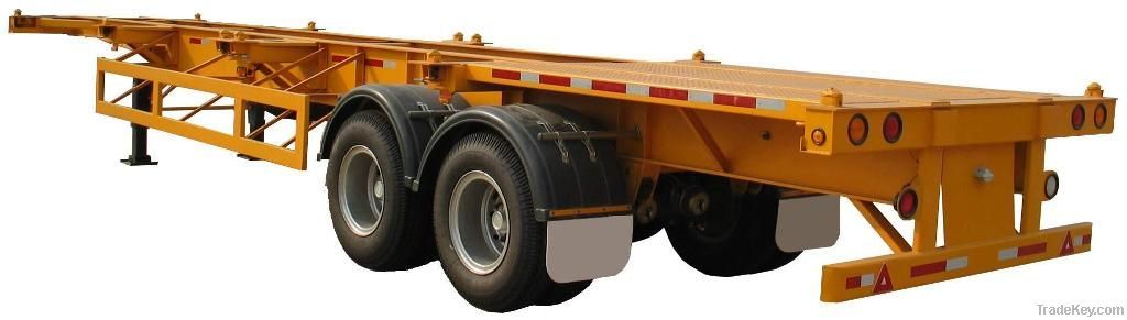 skeleton semi trailer for industial use