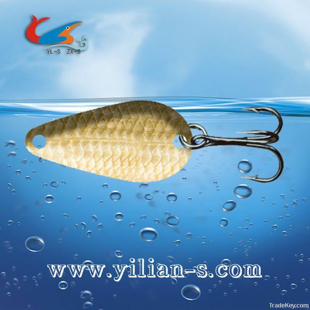 Metal spoon fishing lure