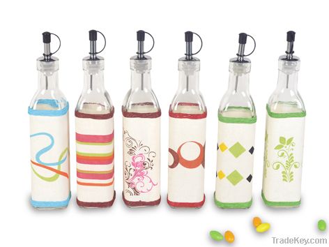 2 pcs oil & vinegar bottle set