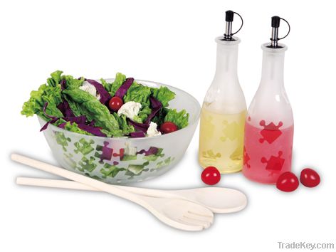 5 pcs Glass Salad Making set