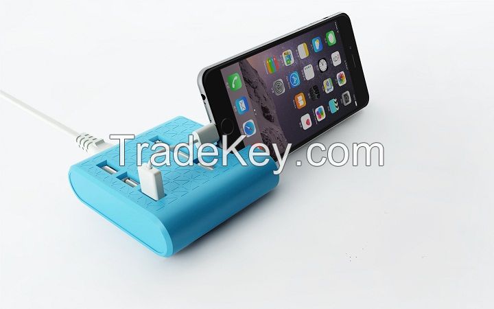 Multi Port USB charger with stand 