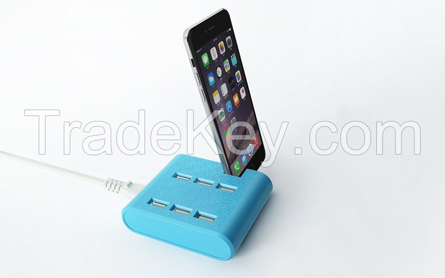 Multi Port USB charger with stand 