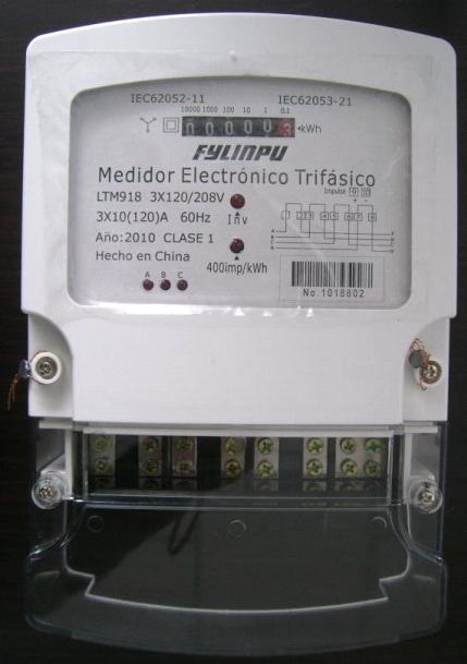 Three Phase Electric Meter