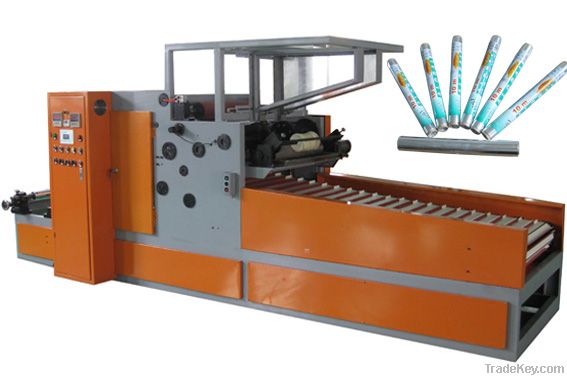 Automatic aluminium foil rewinding machine