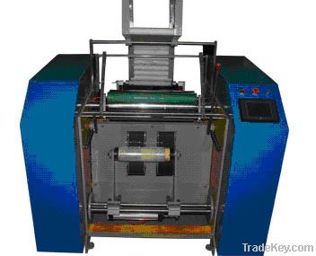 Automatic rewinding machine for cling film