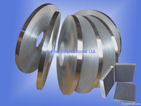 Aluminium strip for radiator