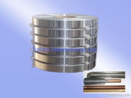 Aluminum strip for fin tube