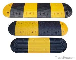 Relective Rubber Speed Bump Used For Road Safety