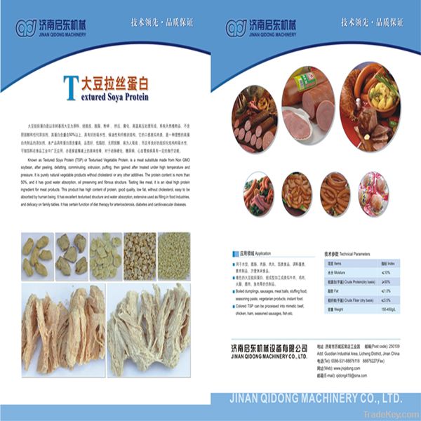 Soybean chunks/nuggets making machine