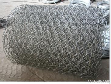 Hexagonal wire netting