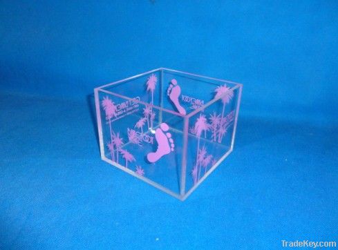 acrylic tissue box