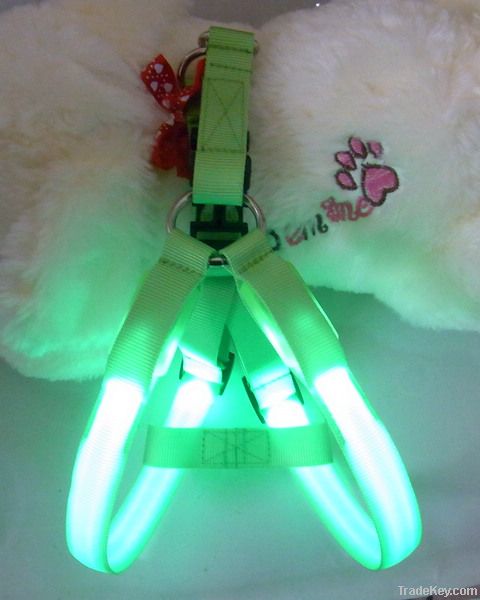 Led pet harness