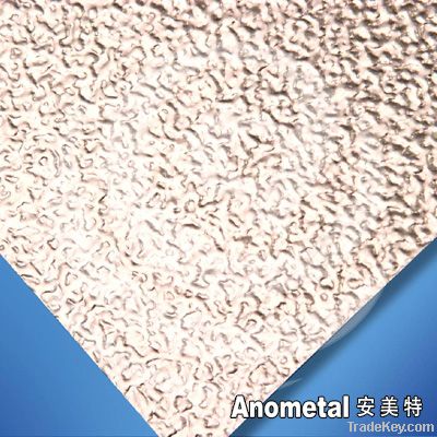 anodized aluminium of stucco surface