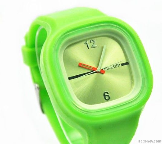 2014 silicone jelly watch