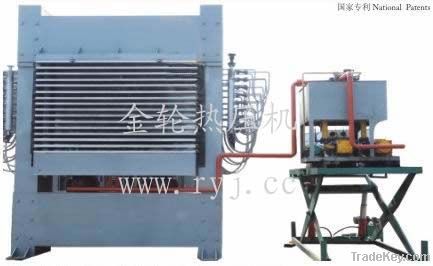 wood working machinery hydraulic hot press