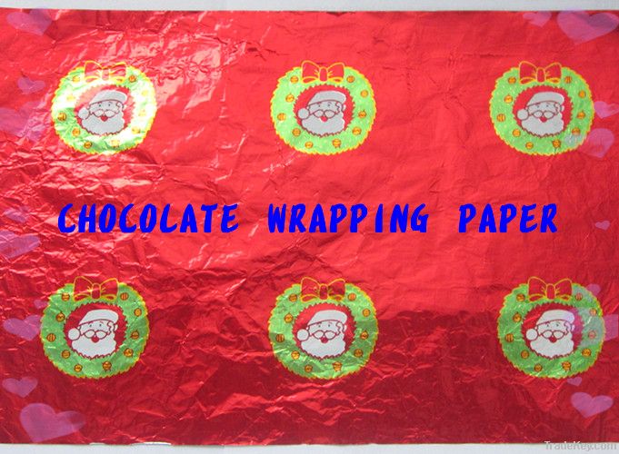 Chocolate wrapping paper