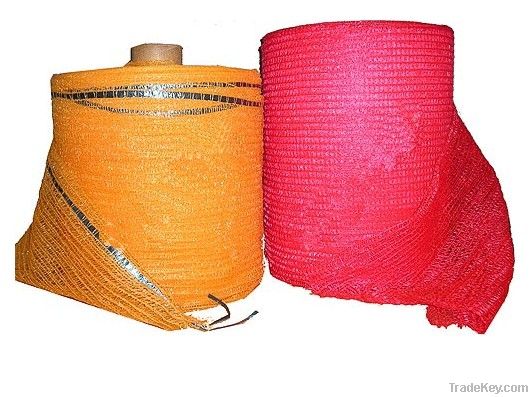 PE raschel mesh bag in roll