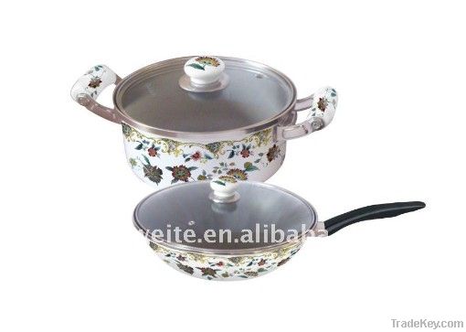 enamel cookware set