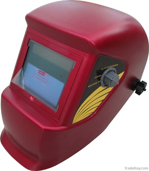 Auto darkening welding helmet